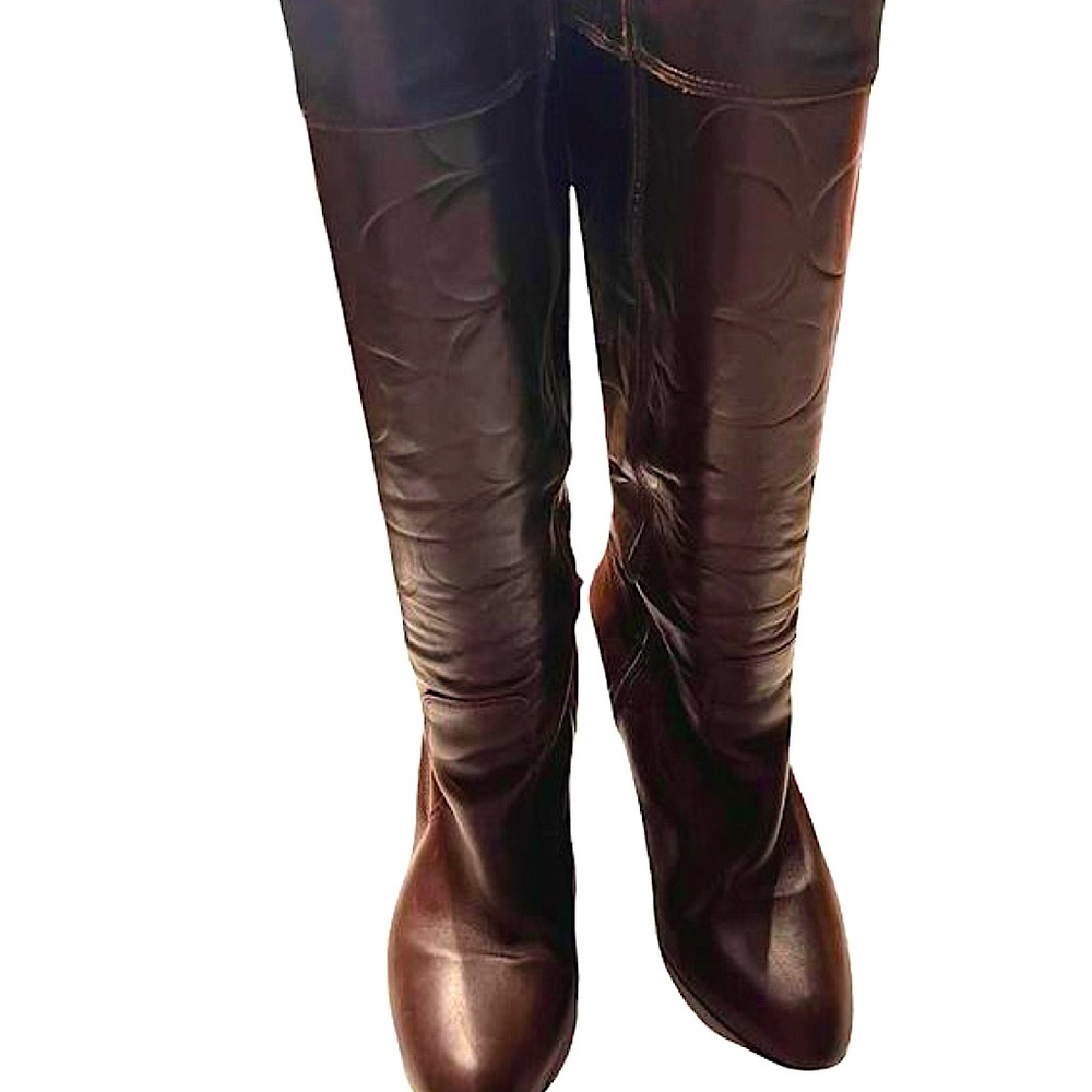 COACH Never Worn Signature Millie Boot Women’s Size 8.5 / Brown